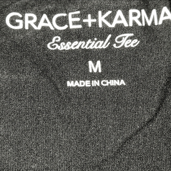 Grace + Karma Women's Black Long Sleeve Shirt - Picture 3 of 4
